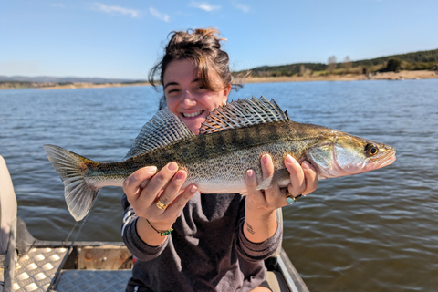 Lezione con una guida di pesca