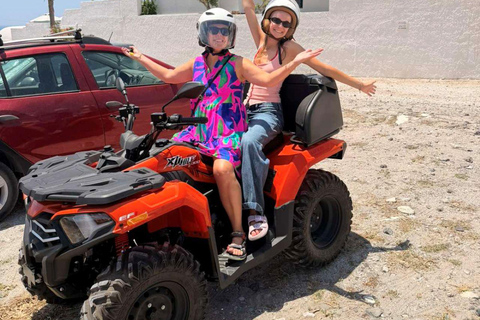 Santorini: Guided ATV Tour with Villages, Beaches & Views