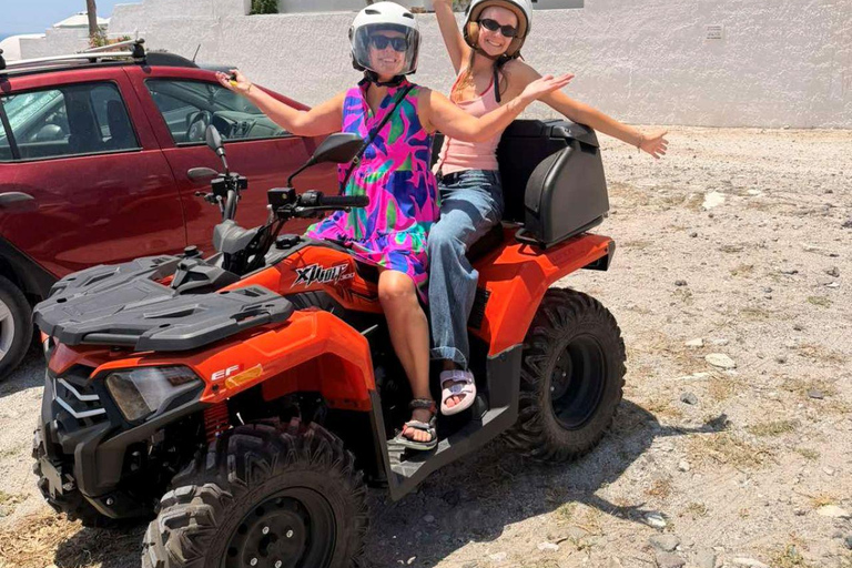 Santorini: Guided ATV Tour with Villages, Beaches & Views