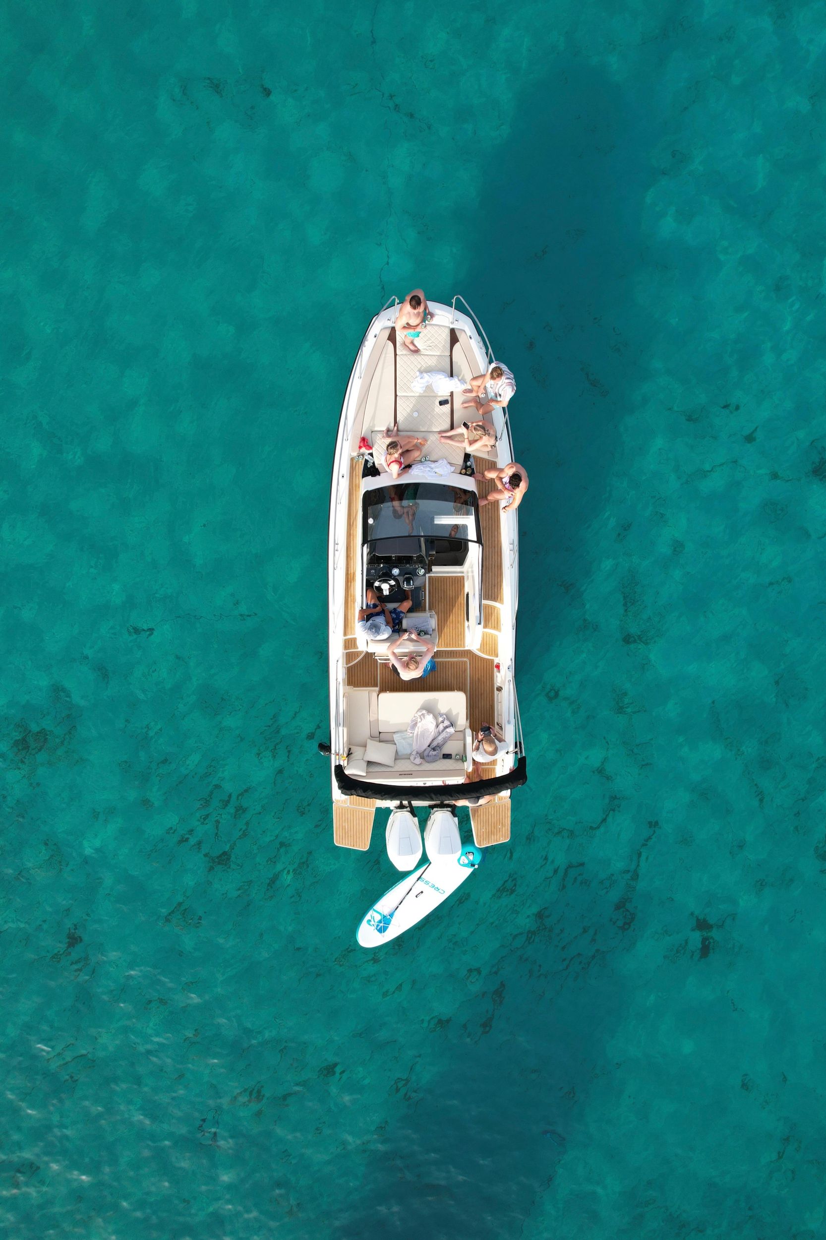 Santa Eulalia: Ganztägige Bootsfahrt nach Formentera mit Zwischenstopps