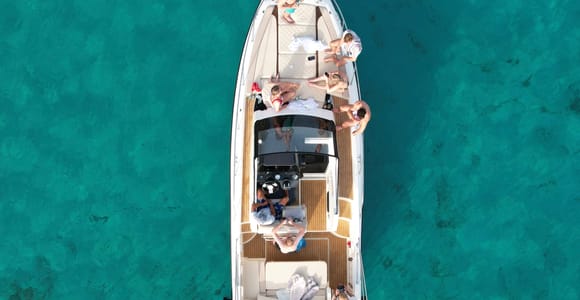 Ibiza: Punta Grossa Caves Boat Trip with Snorkeling