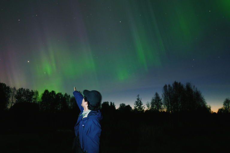 Tour fotografico dell&#039;aurora boreale con barbecue