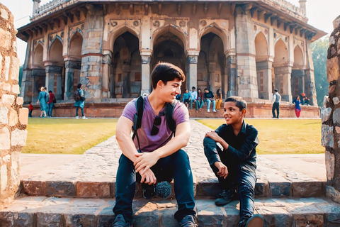 Tour de día completo por lo mejor de Delhi: cultura, comida y monumentosTour guiado en grupo de un día completo