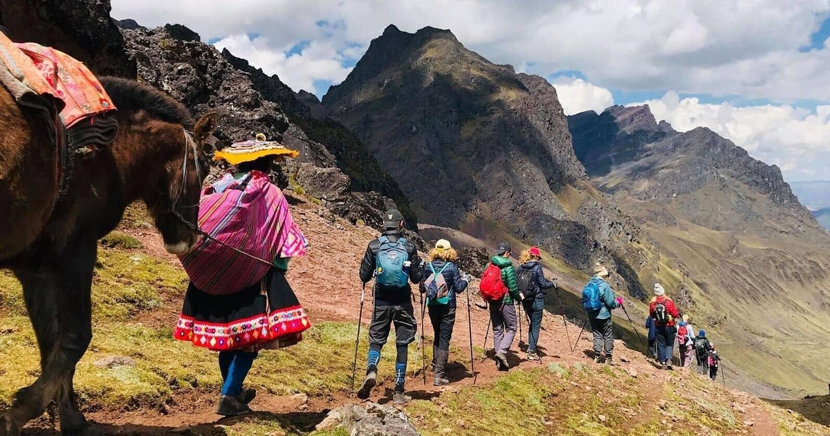 Weg In De Lares Vallei Naar Machu Picchu Dagen En Nachten