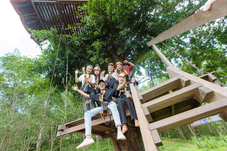 Phuket: Zipline Vliegen Hoger dan Havik met ATV OptieAlleen Zipline 18 Platform