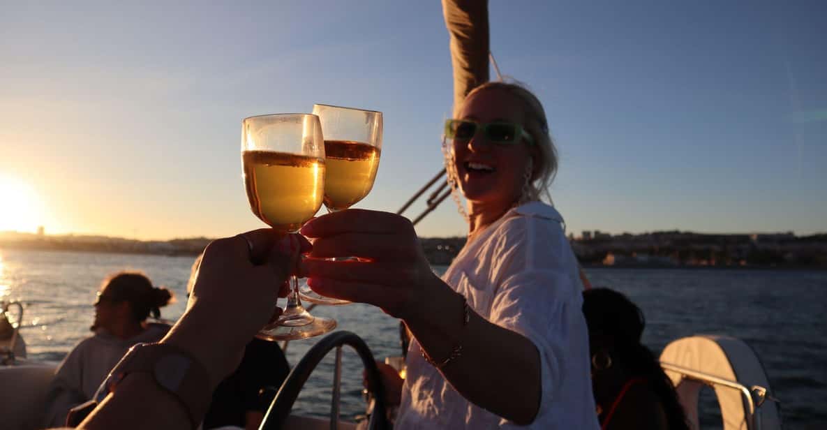 Lisbon Sunset Sailing – Small Group (max 10) Wine & History — a boat tour from Lisbon, Portugal