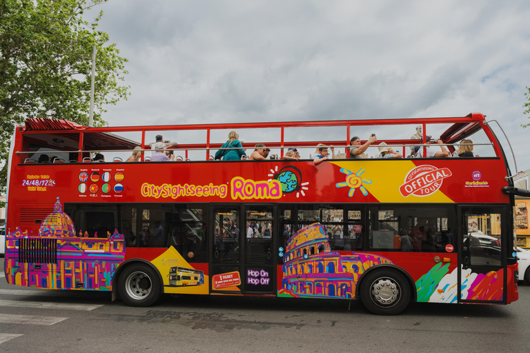 From Civitavecchia: Hop-On Hop-Off Rome Tour & Bus Transfer Rome Transfer Only by bus from Civitavecchia in Italian