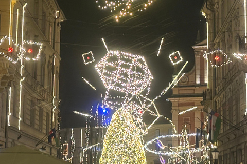 Ljubljana: Christmas Market and Lights Walking Tour