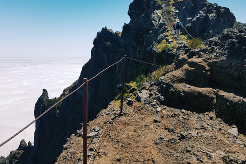 Madeira: Pico Arieiro to Pico Ruivo Guided Hiking Tour Pickup Ponta do Sol