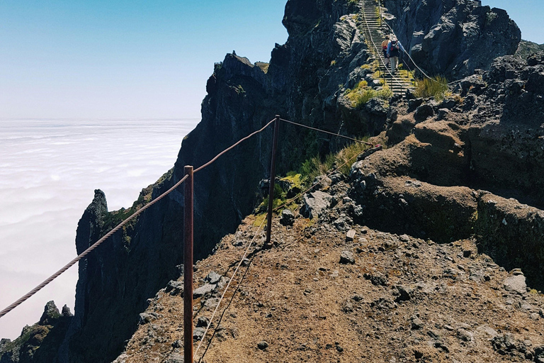 Madeira: Pico Arieiro to Pico Ruivo Guided Hiking Tour Pickup Ponta do Sol