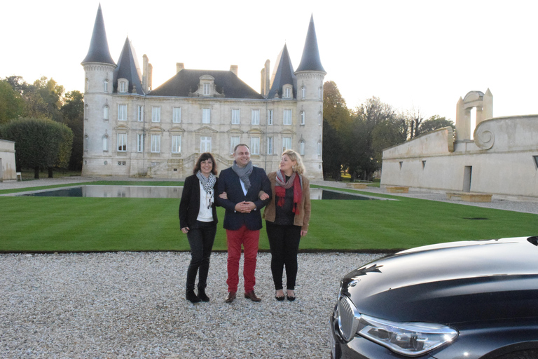 Bordeaux: Medoc-tur i en liten grupp (Lyxig Mercedes EQV)