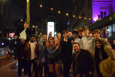 Paris: City Center Guided Pub Crawl with Shots &amp; Club Entry