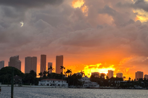 Crociera serale al tramonto a Miami Case dei milionari + Luci dello skylineCrociera al tramonto a Miami: case da milionari + luci dello skyline