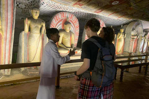 From Anuradhapura: Sigiriya Rock & Dambulla Cave & Drop-off