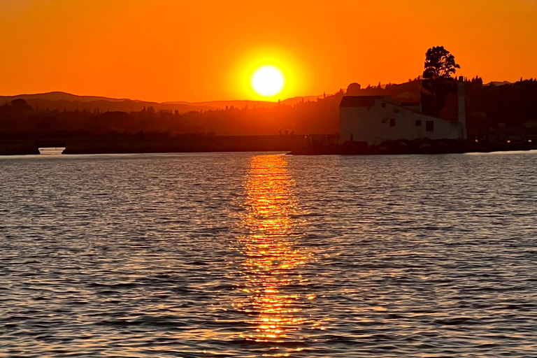 Corfu old town Sunset cruise