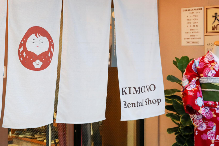 Kanazawa: Alquiler de Kimonos Japoneses cerca del distrito de Higashi Chaya