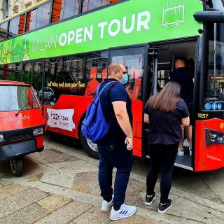 Milan : circuit d'une journée en bus à toit ouvert