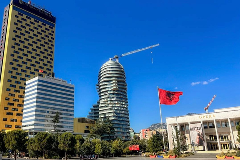 From Tirana: Lake Bovilla Viewpoint & Tirana City Tour