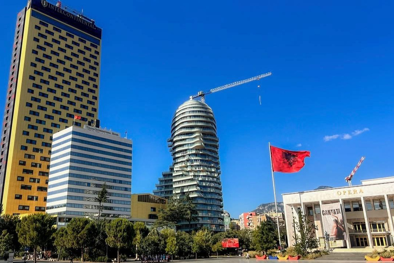 From Tirana: Lake Bovilla Viewpoint & Tirana City Tour