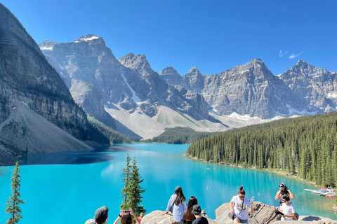 From Banff: Shuttle Service to Lake Louise & Moraine Lake.