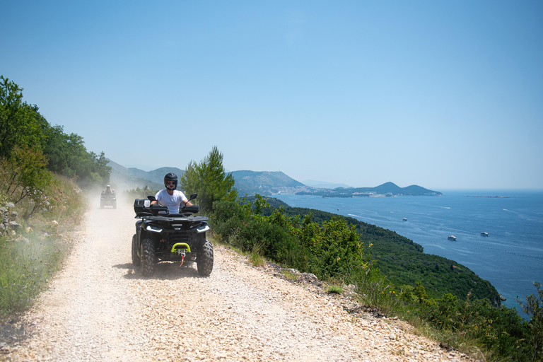 Dubrovnik: 2 Hour Countryside ATV/Quad Safari with pickup Solo ATV ( Single Driver )