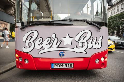 Budapest: BeerBus Sightseeing Tour with unlimited beer