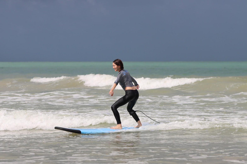 Khao Lak: Surfing Lesson with All Day Surfboard and Drink Meeting Point Option