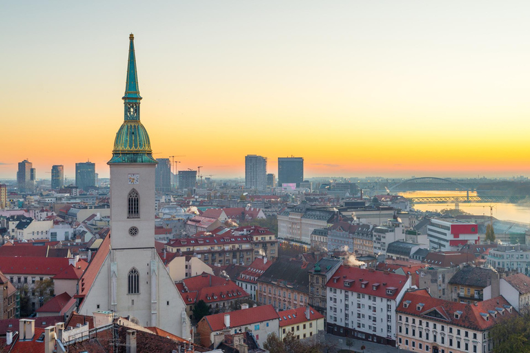 UFO Observation Deck Bratislava Private Tour mit Eintritt