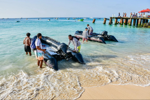 Sal Island: Full-Day Sailing Trip with Lunch & Drinks Full-Day Ocean Escape by Sailing Yacht with Lunch & Drinks