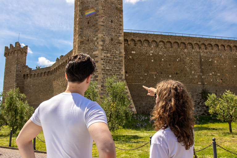 Florence: Monteriggioni & Val d'Orcia Optional Wine Tasting Classic Option in Portuguese