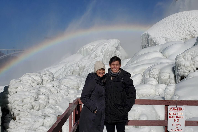 Niagara Falls VS/Canada tour in kleine groep Winteravontuur