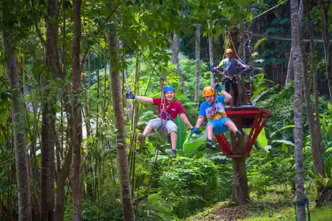 Krabi : Ultimate Zipline Games Challenge