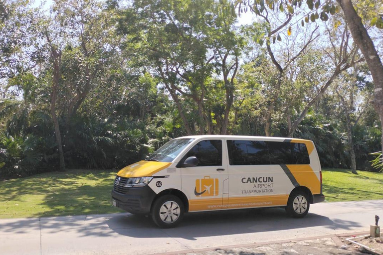 Transporte particular para a zona hoteleira de Cancún