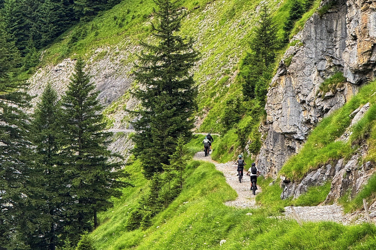 Griesalp Dolina alpejska wpisana na listę UNESCO Wycieczka rowerem elektrycznym z InterlakenWycieczka rowerowa elektrycznym rowerem z Interlaken do alpejskiej doliny Griesalp wpis