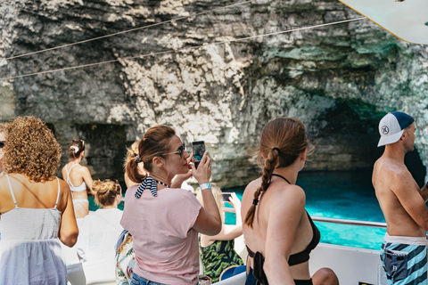 Malte : Gozo et îles Comino, Lagon bleu et SeacavesÎles Comino et Gozo - Bateau uniquement