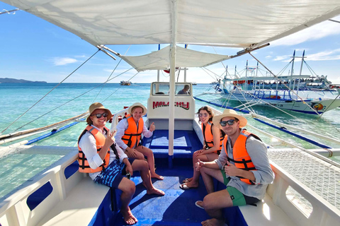 Boracay Private Island-Hopping Tour and Buffet Dinner