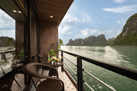 Hanói: 2 dias de cruzeiro Halong-Lan Ha Bay BEST SELLER 5* com varanda