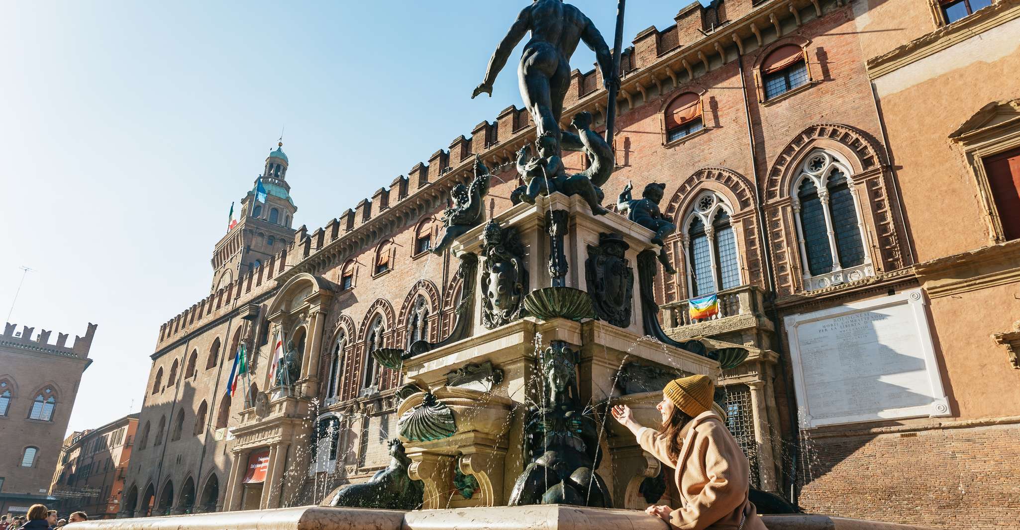 Bologna, Stadtzentrum zu Fuß - Hizvo