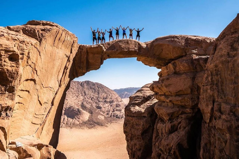Wadi Rum: 2-Day Desert Tour with Camp Stay & Meals & Hiking