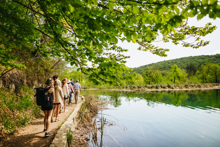 From Split or Trogir: Plitvice Lakes Tour with Entry Tickets Plitvice Lakes: Group tour from Trogir