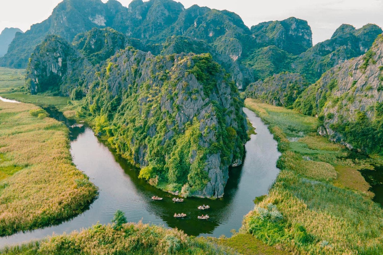 Hanoi: Thai Vi Temple or Tam Coc & Mua Cave & Hoa Lu & Cycle Hanoi: Ninh Binh, Hoa Lu, Tam Coc, Mua Cave, Buffet & Cycle