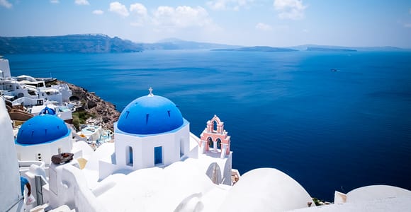 Von Heraklion aus: Geführte Tagestour zur Insel Santorin