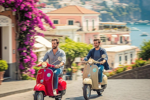Private Amalfi Coast Vespa Tour with Road Captain Departure from Naples