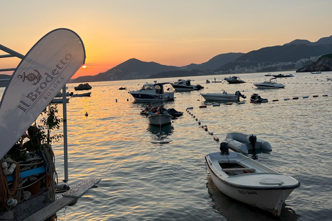 Från Podgorica: Transfer till Budva och båttur till St Stefan