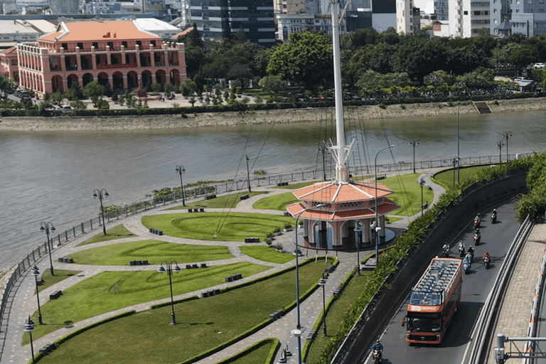 Discover SaiGon: 4-Hour Hop-On Hop-Off Bus with Audio Guide