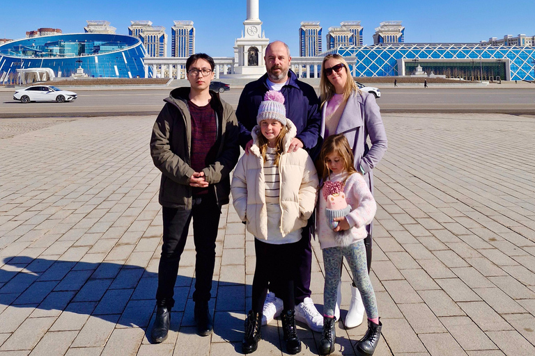 Tour della città di Astana: Guida privata certificata+pranzo+degustazione di vino