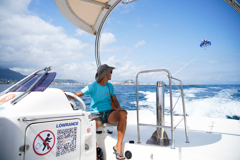 Dénia: Boat Trip & Parasailing Experience with Sunset Option Boat Trip and Parasailing Experience - Sunset