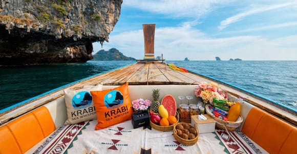 Krabi: Luxury Longtail Boat Picnic & Snorkeling(Small Group)