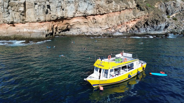 Visit Puerto de Mogan Boat and Snorkeling Trip in Puerto Rico de Gran Canaria