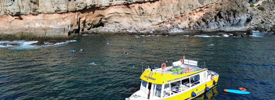 Puerto de Mogan : Excursion en bateau et plongée en apnée